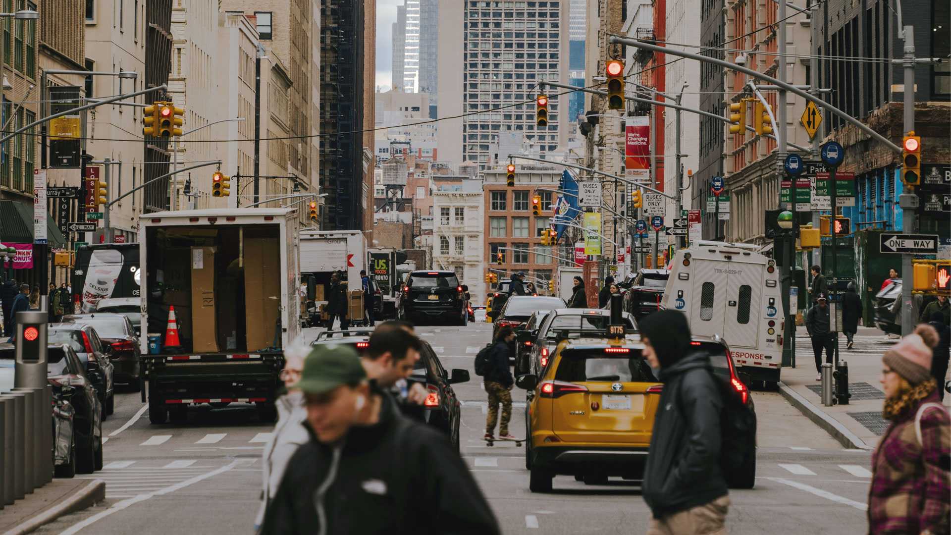 city full of IoT devices