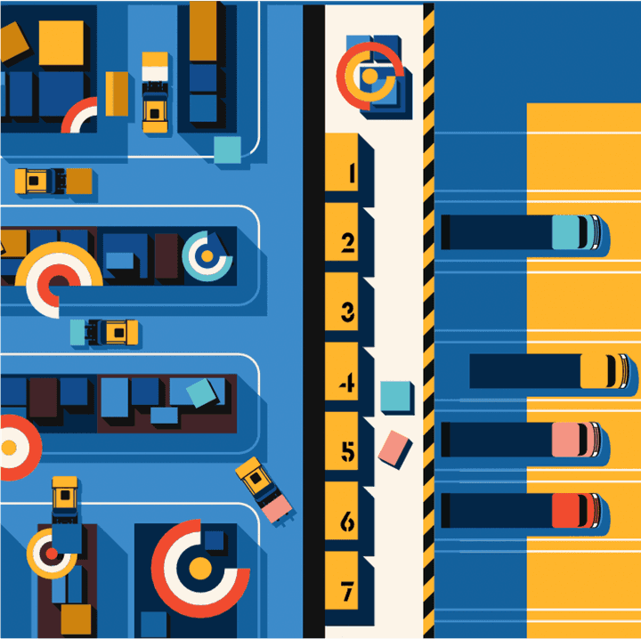 Illustration of smart tracking for assets
