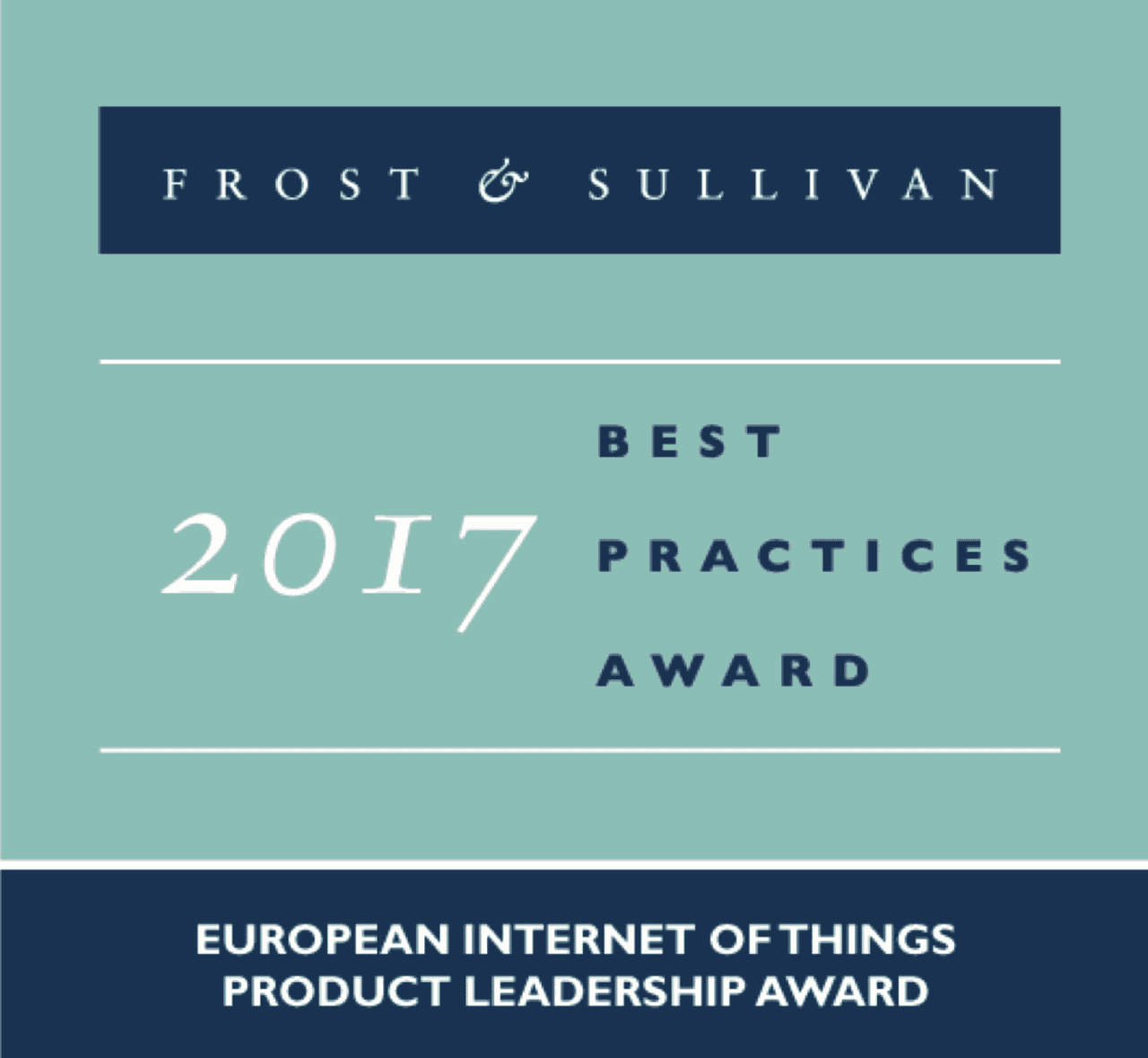 Product leadership award 2017 frost and Sullivan