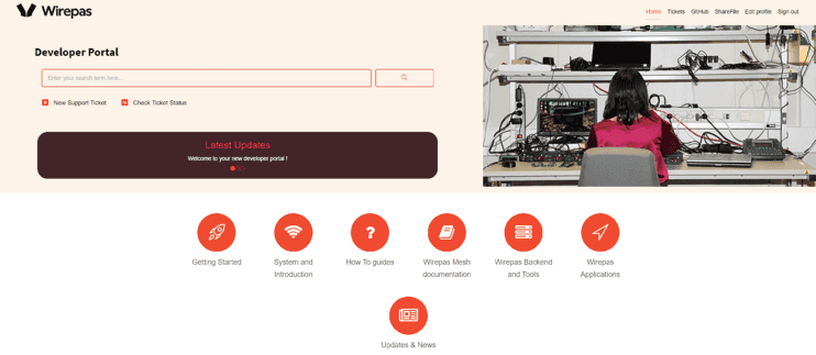 wirepas developer portal