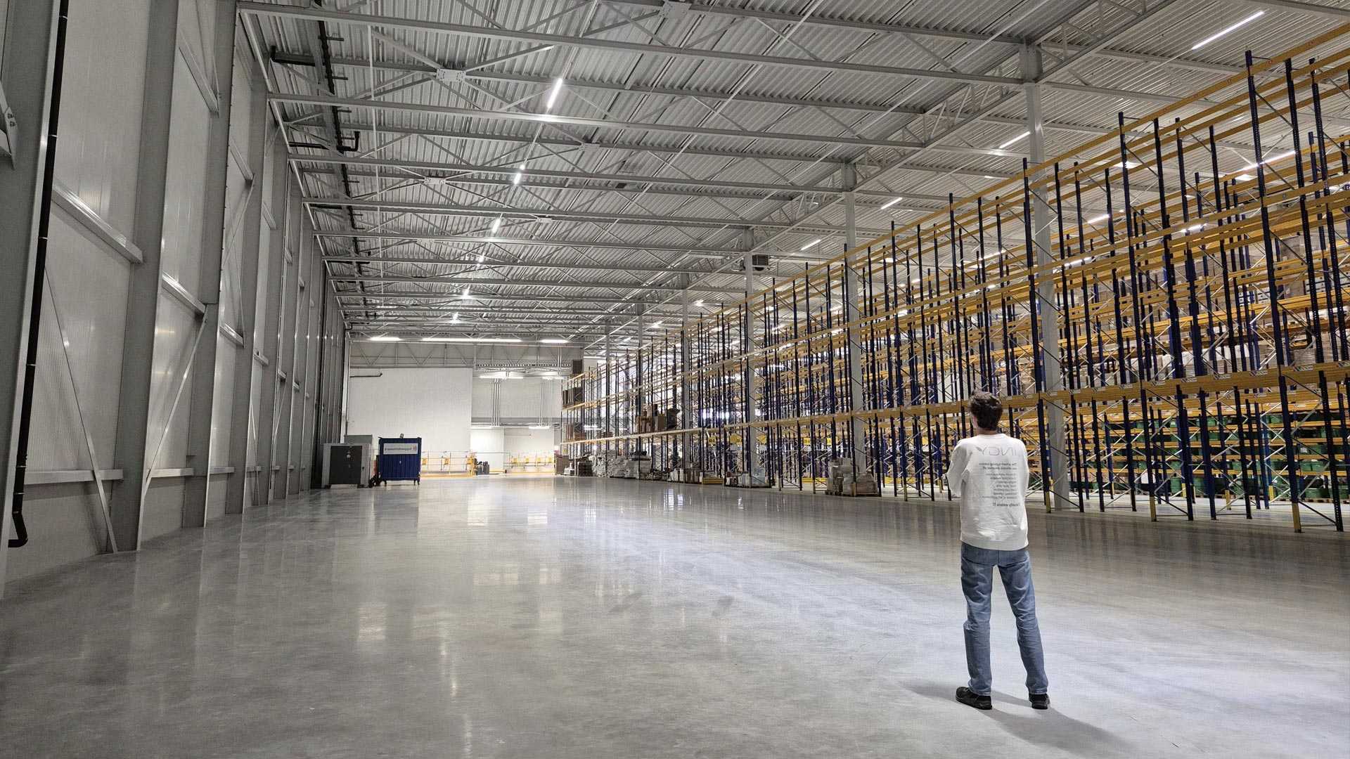 Image of a large commercial warehouse