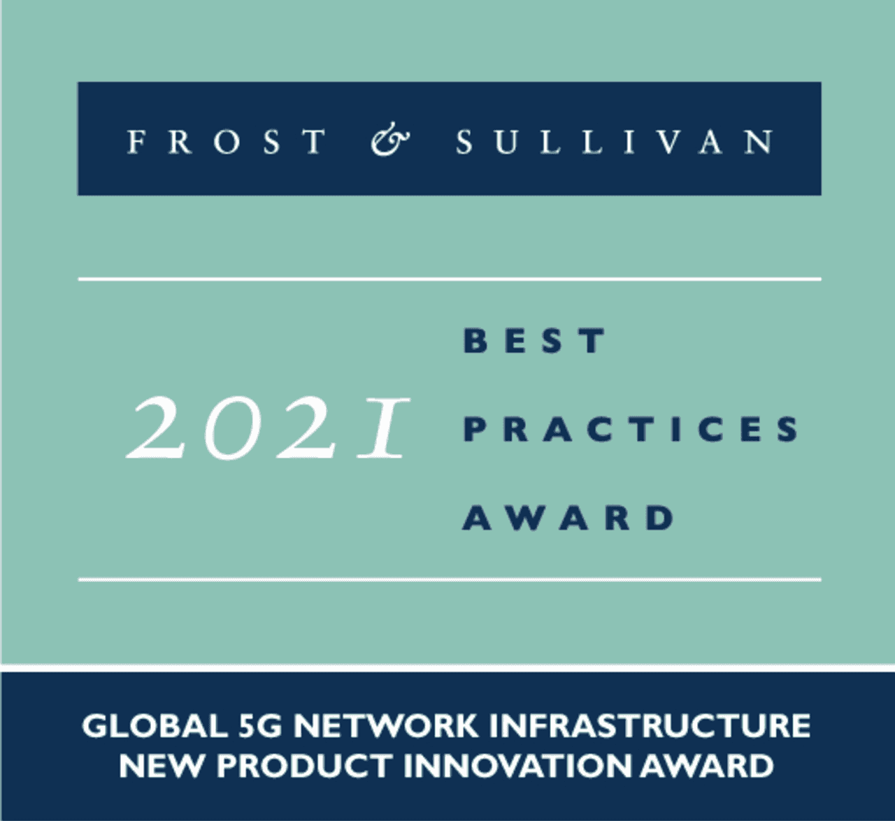 Global New Product Innovation Award 2021 Frost and Sullivan