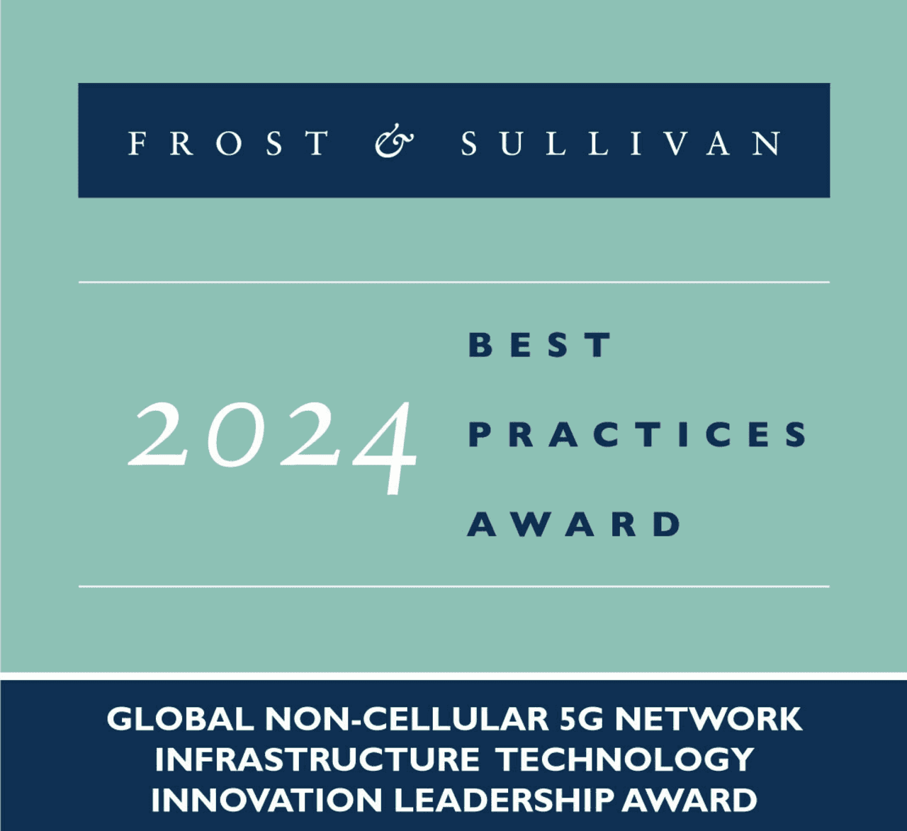 Global Technology Innovation Leadership Award 2024 by Frost and Sullivan