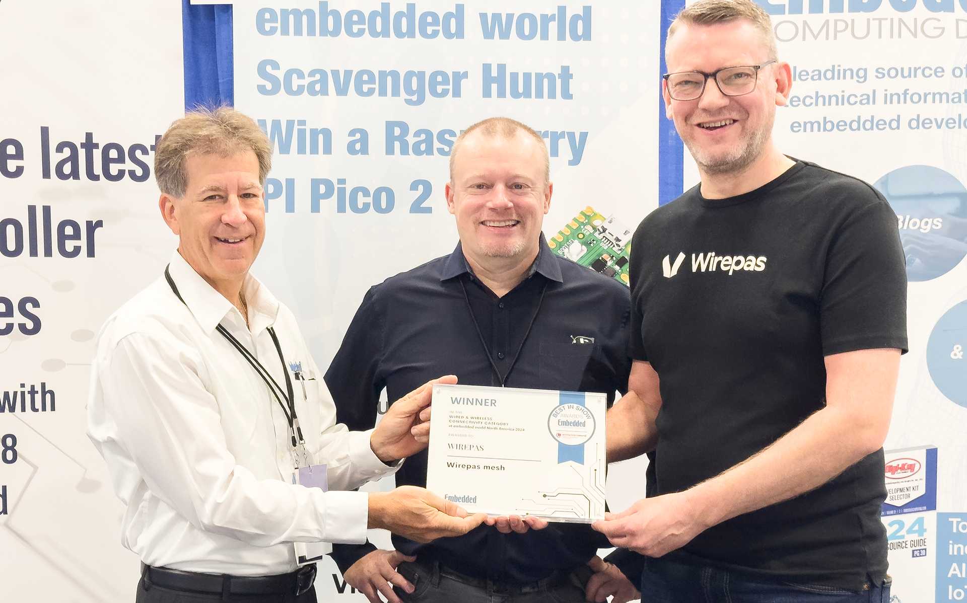 Wirepas wins "Best in Show" award for Wired & Wireless Connectivity