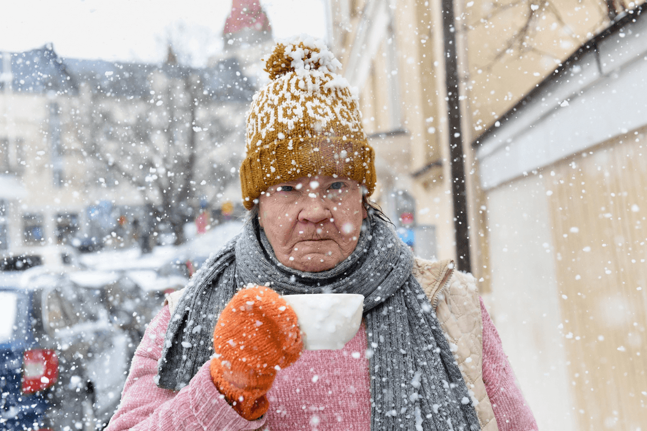 Photo of wirepas mom in the snow storm