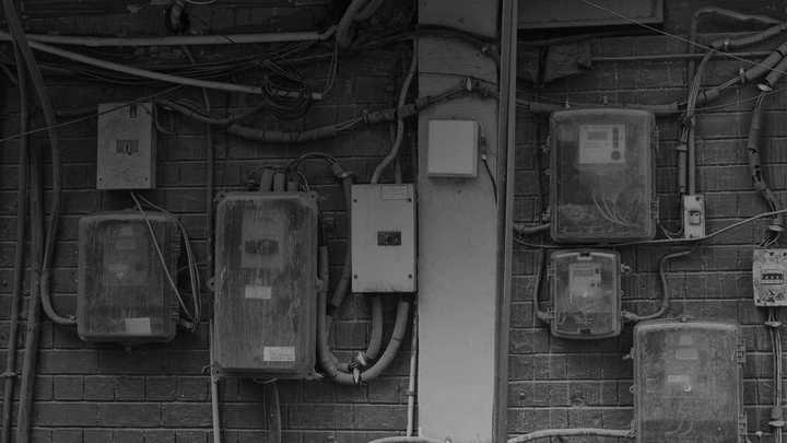 Image of smart meter cabins in India