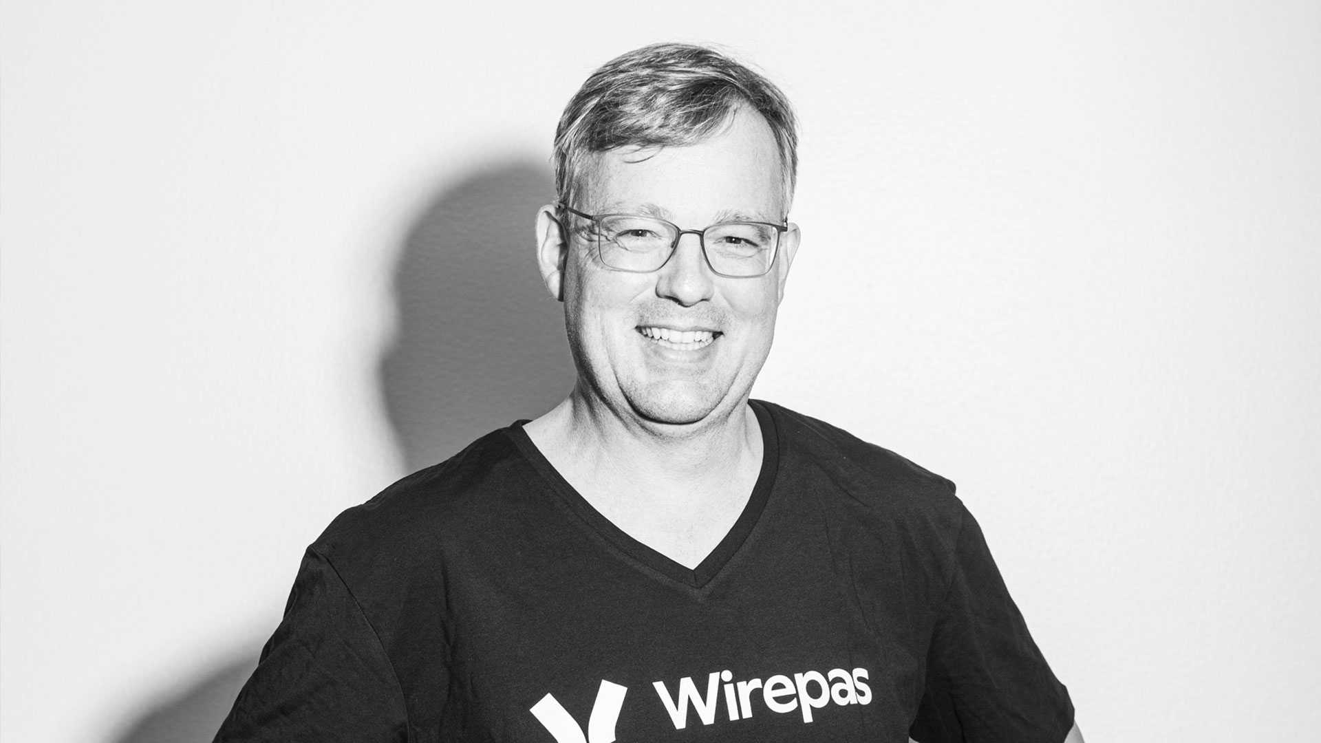 thomas weisshaupt in a wirepas t-shirt