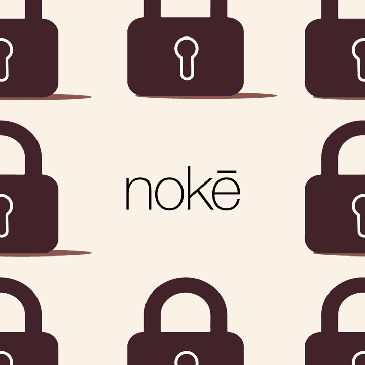 Illustration of smart locking solutions with Noke logo