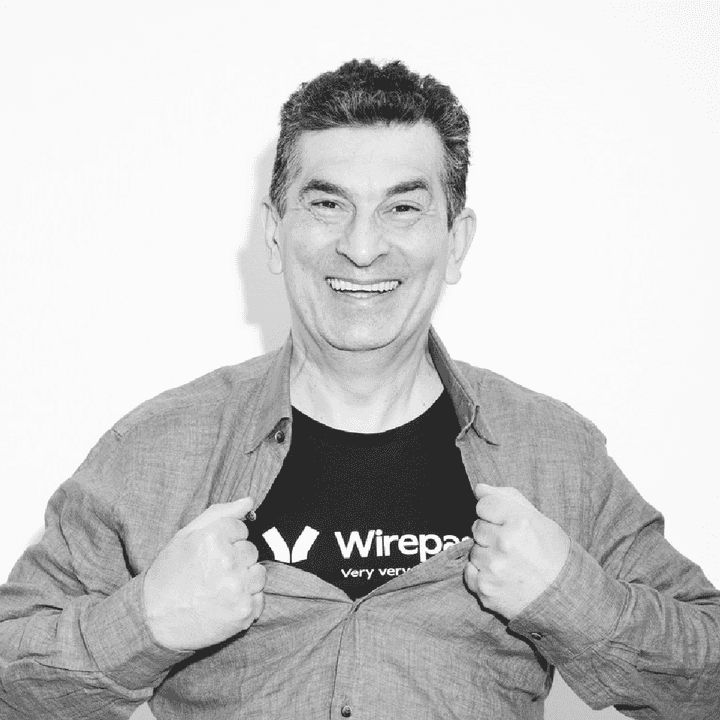 Photo of Vafa Shams, the Regional Head, APAC, at Wirepas