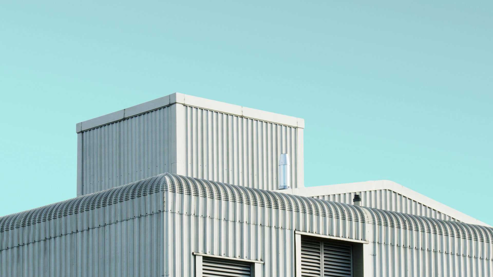 low angle industrial structure