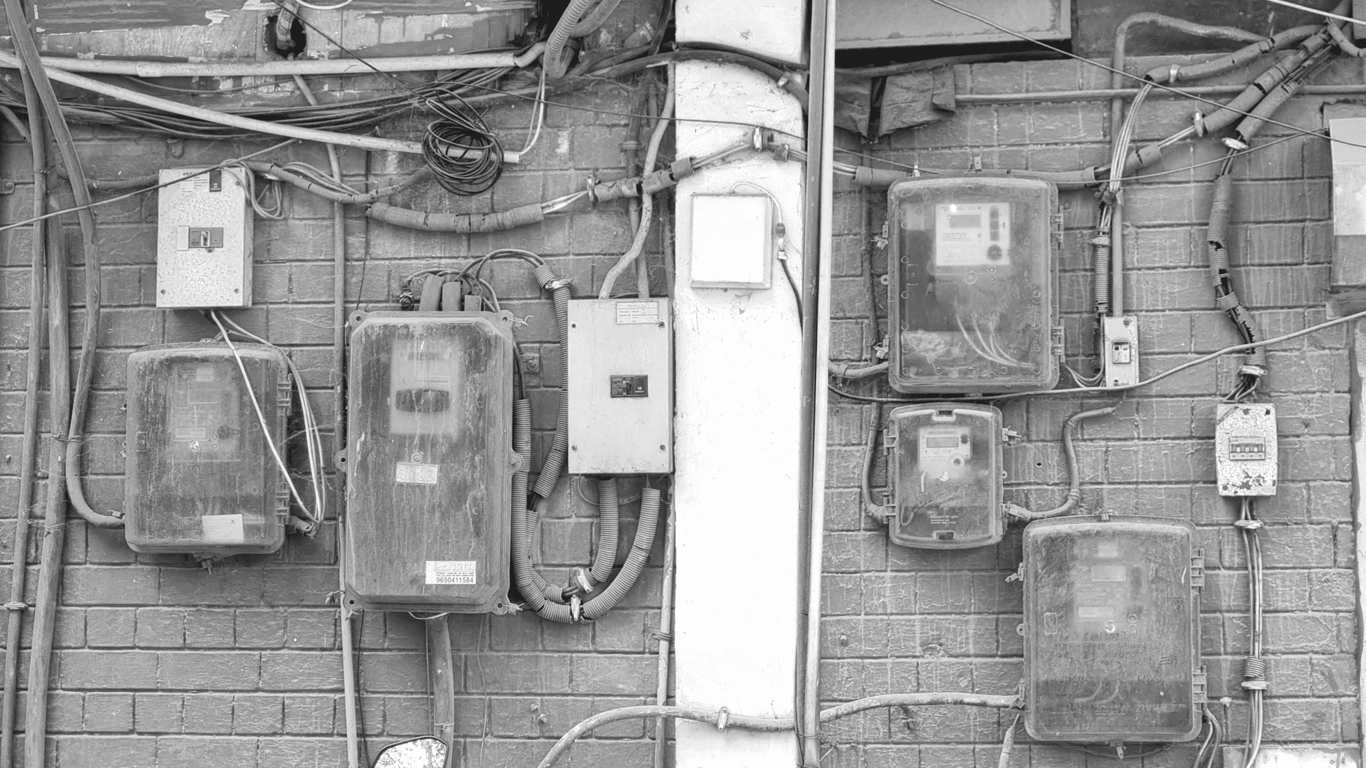 Image of rough smart meters and their meter cabins. Used in blog called Understanding how smart meter cabin material can affect the connection